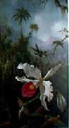 Martin Johnson Heade Two Hummingbirds USA oil painting artist